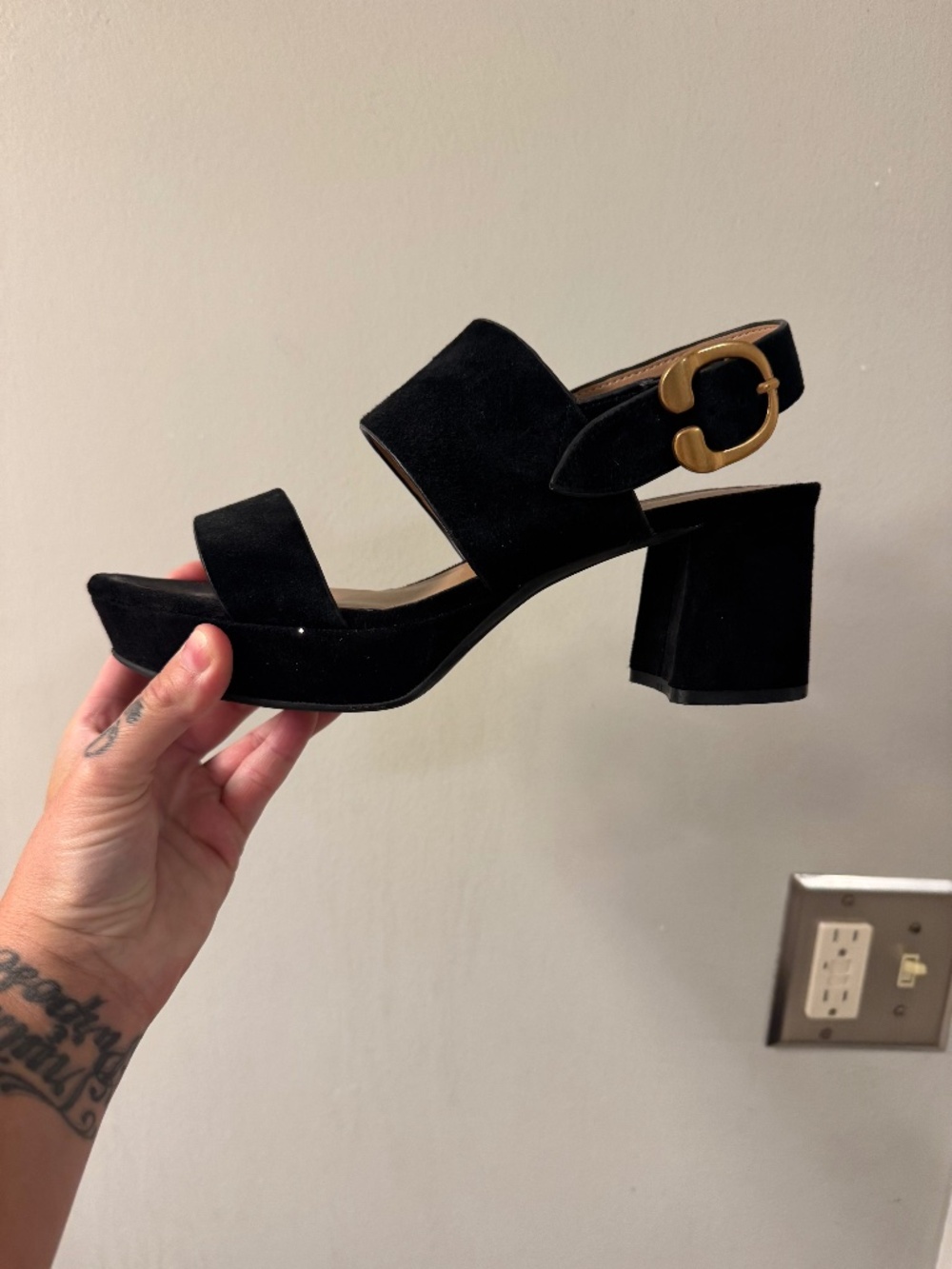 Aerosole Heels Faux Suede